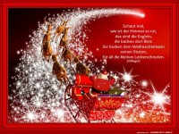 Engel backen dem Weihnachtsmann Stuten