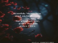 Sensible Menschen und gute Herzen