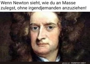 fun-Bild: Newtons Regeln für Anziehung - Fehlgeschlagen!