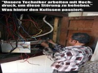 Verkabelungskunst at its best!