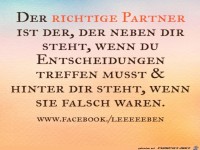 der richtige partner