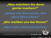 Was mit Menschen