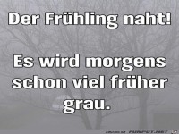 Der Fr�hling naht