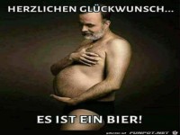 Es ist ein Bier
