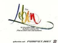 das Leben ist ein wei sses Blatt