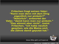 Fritzchen fragt seinen Vater