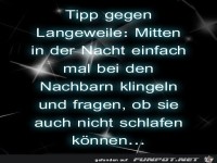 Gegen Langweile