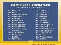 S�chsische Vornamen