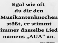 Der Musikantenknochen-Scherz