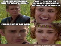 Lustiger Date-Dialog in Meme-Format