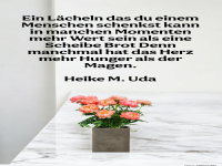 ein lcheln, das du einem menschen