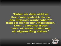 Haben sie denn nicht an ihren Vater gedacht