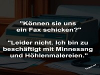 Faxger�t trifft auf Mittelalter