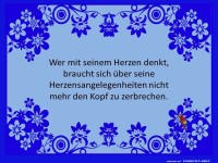 Wer mit seinem Herzen denkt