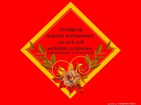 Zuneigung braucht Achtsamkeit