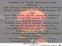 verliere nie deine traeume