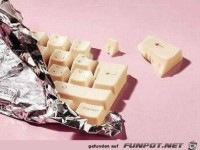 Tastatur-Schokolade