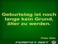 Geburtstag ist noch lange kein Grund 