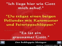 Ich liege hier wie Gott mich schuf