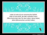 Liebe ist ein romantisches Gefuehl