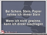 Bei-schere-Stein-Papier