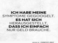Symptome gegoogelt: Ergebnis �berrascht