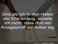 Humorvolle Betrachtung der Ehe