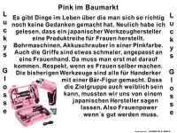 Pink im Baumarkt