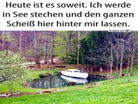 In See stechen und alles hinter sich lassen