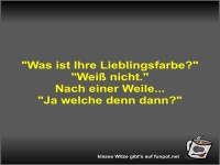Was ist Ihre Lieblingsfarbe?