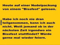 Komische Entdeckung auf einer Nudelpackung