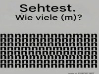 Buchstabensalat: Wie viele 'm' verstecken sich?