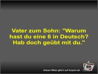 Vater zum Sohn
