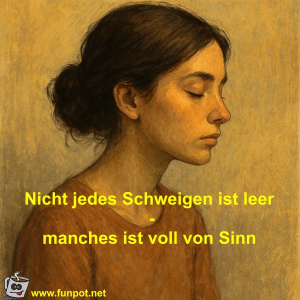 Nicht-jedes-Schweigen-ist-leer---manches-ist-voll-von-Sinn.png von Fossy