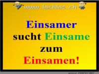 Einsamer sucht
