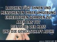 Rauchen f�gt Ihnen...