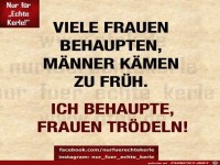 M�nner kommen zu fr�h