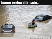 Immer vorbereitet sein