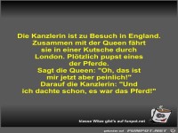 Die Kanzlerin ist zu Besuch in England