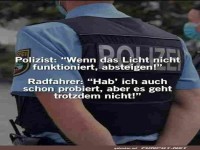 Polizist-Radfahrer