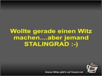 Wollte gerade einen Witz machen