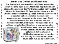 Wenn das Gehirn zu R�hrei wird