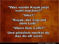 Wenn der Lolli zum Alterstest wird