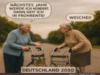 Rentenalter wird zur Mutprobe!