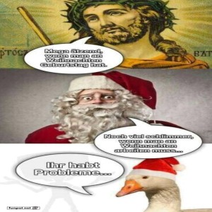 fun-Bild: Weihnachtschaos aus himmlischer Sicht