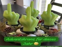 Adventskranz der besonderen Art