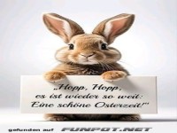 Osterhase auf Mission: Frohe Ostern!