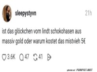 Warum ist der Osterhase luxuri�s?