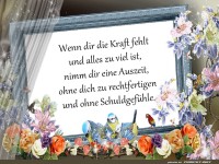 Wenn dir die Kraft fehlt