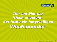 wer am montag